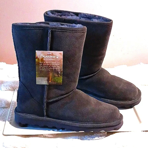 Bearpaw elle short charcoal deals